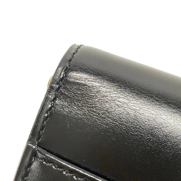 CELINE Star Ball - Black Gold Leather Shoulder Bag 663-082325 - Picture 8 of 14